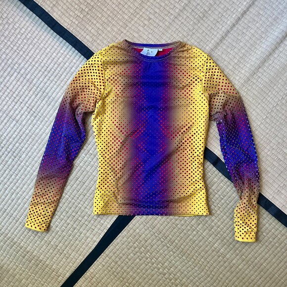 Sinead Gorey Laser-Cut body enhancing double layer top - Picture 2 of 5